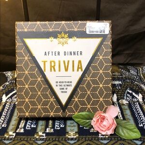 After Dinner Trivia Game — Gold & Black